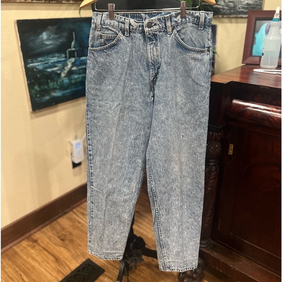 Levi's Other - Vintage Levi’s 550 orange tab whitewashed jeans